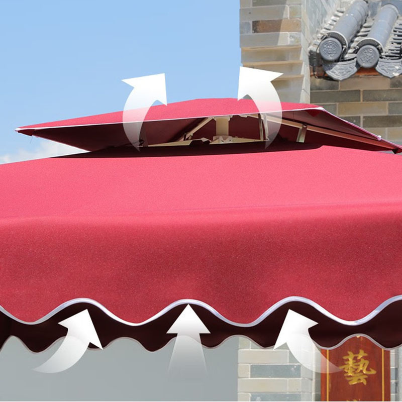 鑫金虎 保安岗亭伞户外遮阳伞阳台沙滩单边伞 2.5m高清大图