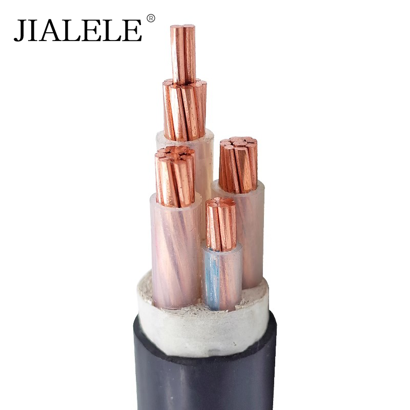 JIALELE 阻燃低压电缆ZR-YJV-3*10+1*6 平方 额定电压0.6/1KV 米高清大图
