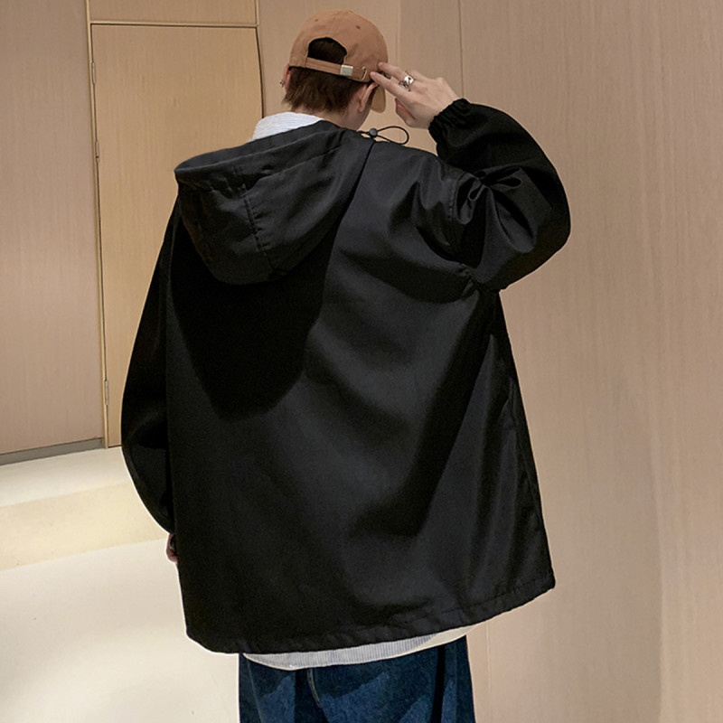 [2.5折价141元]唐狮外套男夹克外套男男士外套男款夏男连帽外套男夏男装