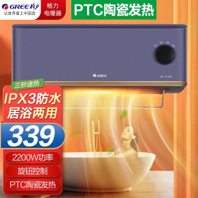 格力壁挂暖风机电暖器NFBC-X6022极光紫