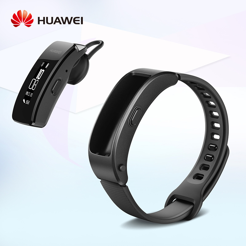 华为(HUAWEI)手环 B3 青春版 蓝牙耳机 智能手环 接电话 计步 卡路里 睡眠 闹钟 黑色