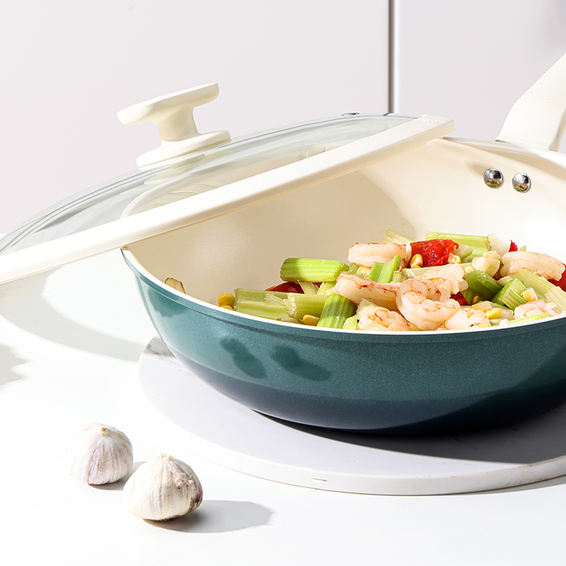 WORLD KITCHEN 纳米陶系列WK-CG30J58C-JY/KZ不粘炒锅高清大图