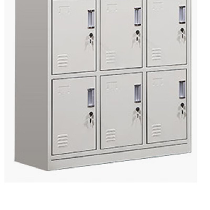 [悦山]储物柜 YSOA2FO12M-06HB 900×350×1800mm 钢制 组高清大图
