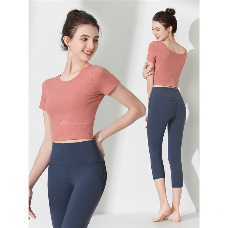 瑜伽服女套装夏季服装专业运动夏天薄款网红时尚健身