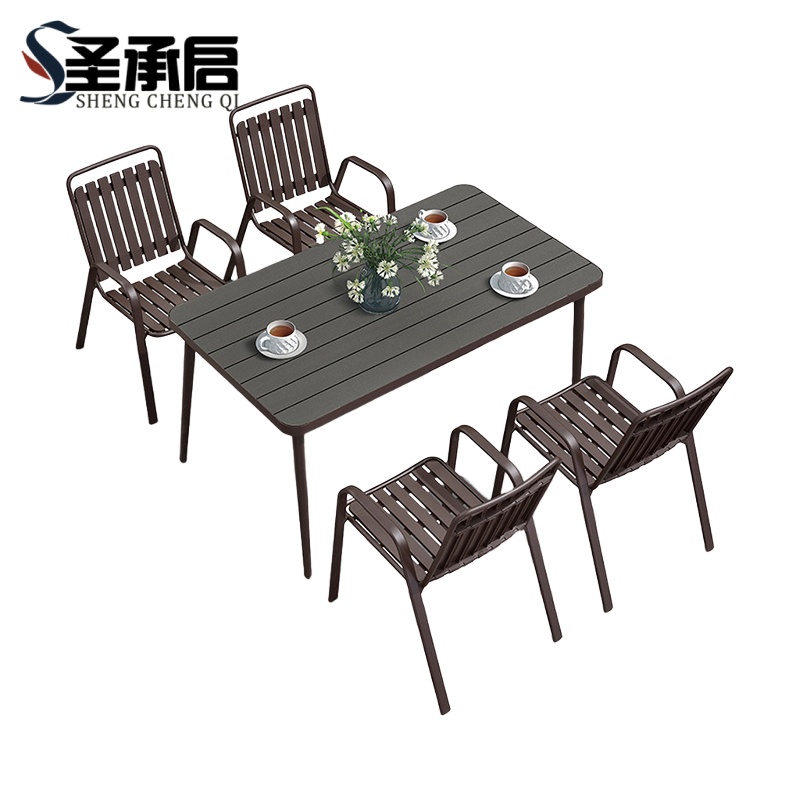 圣承启 桌椅 长桌*4椅 套