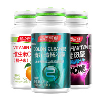 汤臣倍健(BY-HEALTH) 瓶装 清好60粒24g/瓶装+vc橘子味120片+左旋30粒 膳食营养补充剂