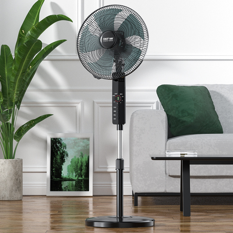 先科(SAST)电风扇落地扇升降落地风扇家用宿舍电扇 16寸遥控款塑料扇叶高清大图