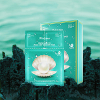[抖音网红款]JMSOLUTION肌司研海洋珍珠深层保湿面膜30g*10ea JM面膜 保湿补水 滋润营养 面贴膜