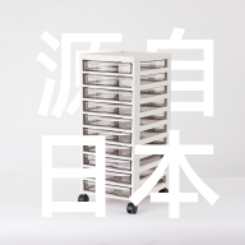 办公室储物柜塑料抽屉式美甲桌下文件收纳柜子盒多层箱可移动透明 三维工匠收纳箱高清大图
