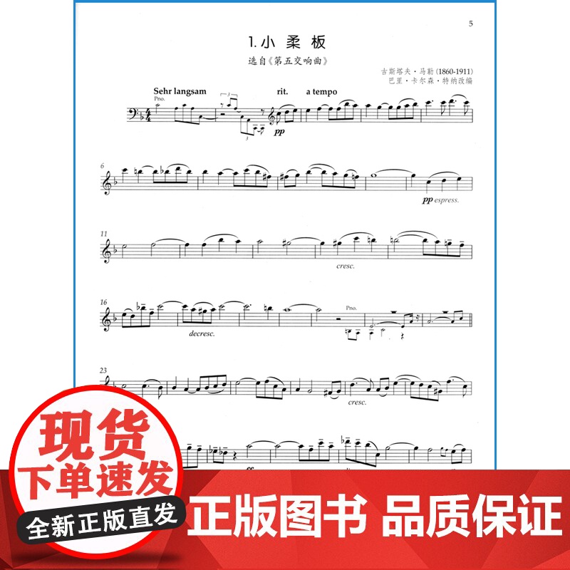 正版 长笛世界经典名曲50首 简易改编版 德国朔特原版引进 巴里·卡尔森·特纳改编 上海音乐出版社高清大图