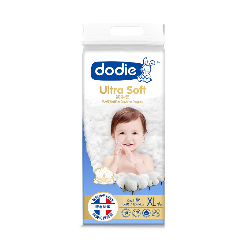 杜迪 Dodie亲薄柔护·日款婴儿纸尿裤(初生柔)XL码36片