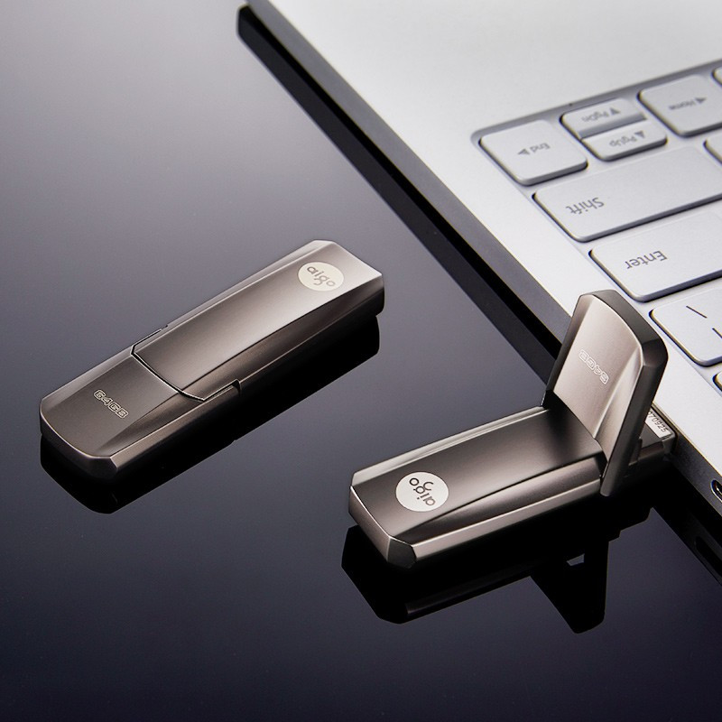爱国者(aigo)U391超极固态金属u盘 512GB 车载优盘手机电脑两用高速正品创意定制移动固态u盘