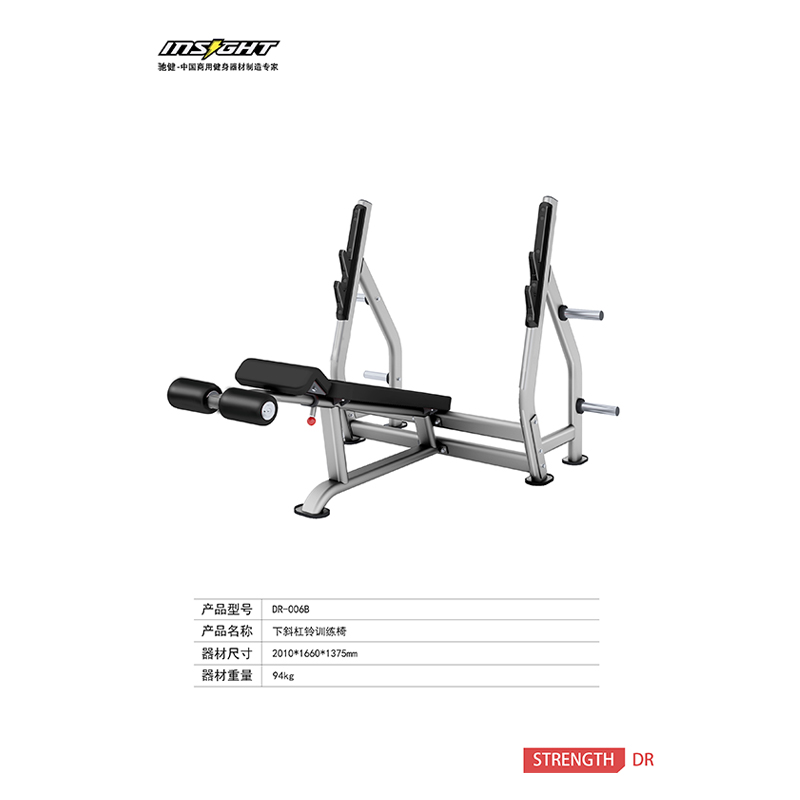 驰健商用下斜卧推训练架DR-006B