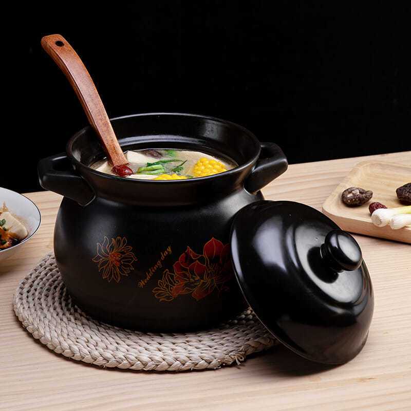 大号陶瓷砂锅耐高温瓦罐汤煲煲汤锅炖锅明火家用燃气煲汤锅