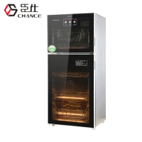 臣仕 消毒柜 CH05-ZTP168 家用立式 厨房消毒碗柜 碗筷餐具高温消毒柜 128L