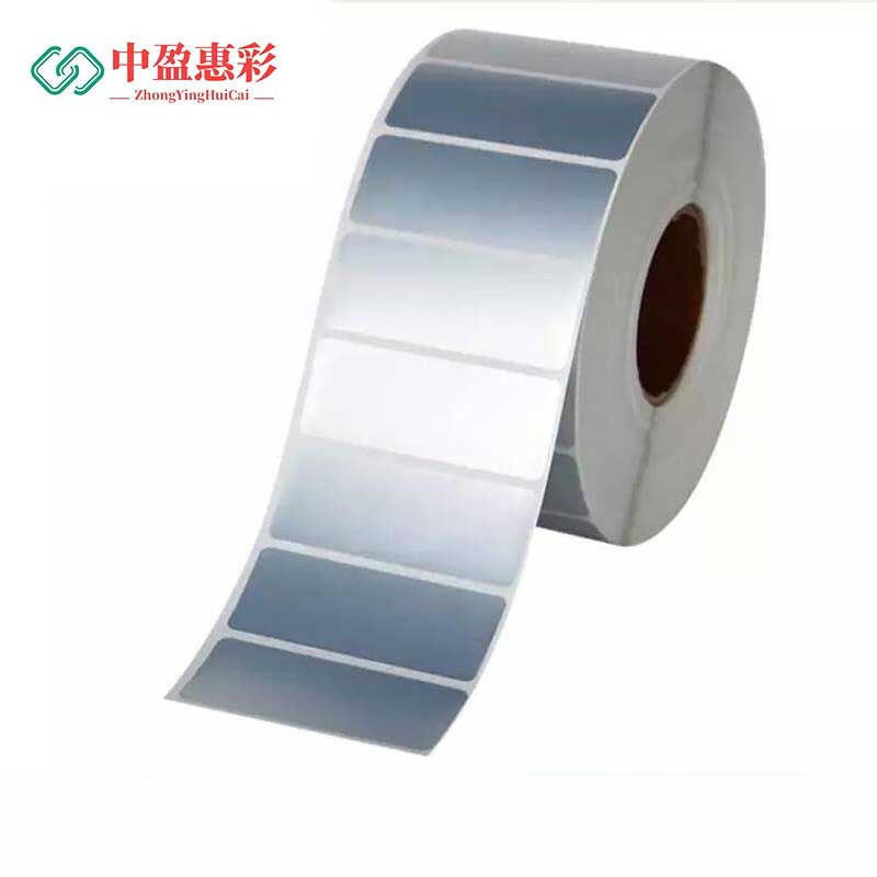 中盈惠彩 亚银PET标签纸不干胶 HCBQZ 70*30*1000(卷)