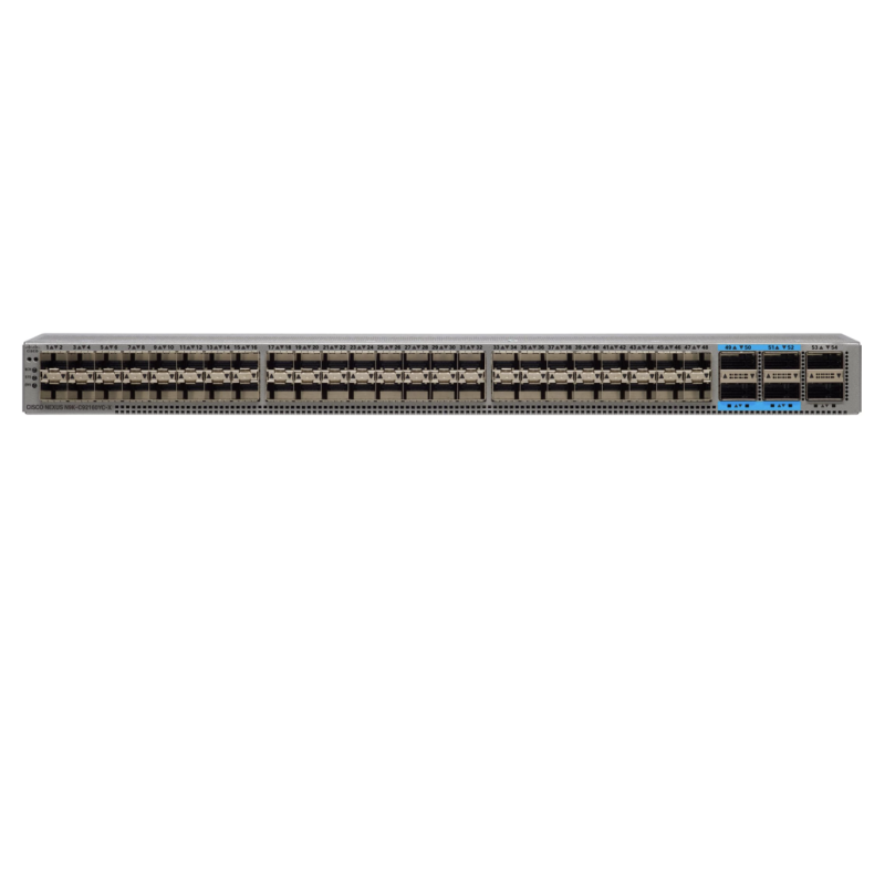思科 N9K-C92160YC-X-C交换机,48个10G/25G端口 , 6个40G或4个100G端口
