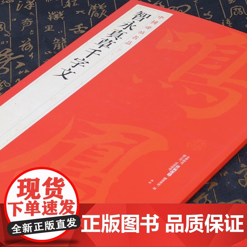 智永真草千字文 中国碑帖名品40 释文注释 繁体旁注 草书毛笔书法字帖碑帖 楷书草书毛笔字帖书法临摹临帖练习古帖 上海书高清大图