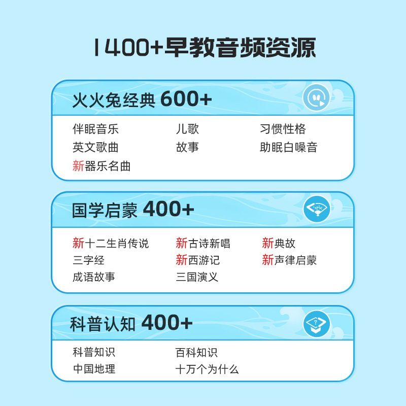 火火兔早教故事机G3 Box 粉色 胎教到小学 支持蓝牙,WIFI链接