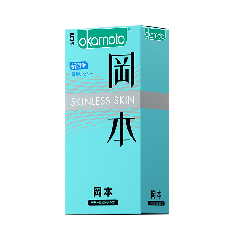 冈本(OKAMOTO)避孕套 进口skin纯薄25片 男用超薄肤感安全套套成人情趣计生用品高清大图