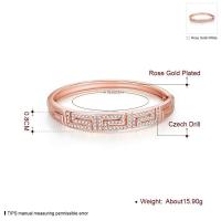 Z004 Women Gold Bracelet 女士水晶手镯镀18K玫瑰金日韩首饰配饰送女朋友七夕情人节礼物