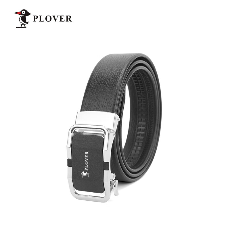 啄木鸟(plover) 卡包腰带套装 GD820044-2A 黑色 精美礼品盒+手提袋高清大图