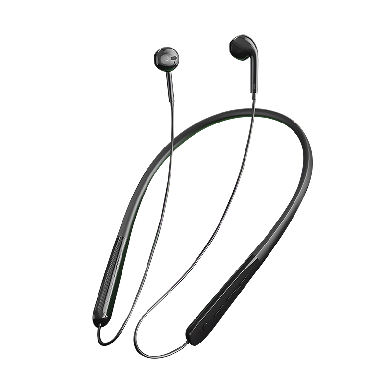 十足酷 无线蓝牙耳机 挂脖运动耳机 入耳式 蓝牙5.3 黑色 SZK-SP07
