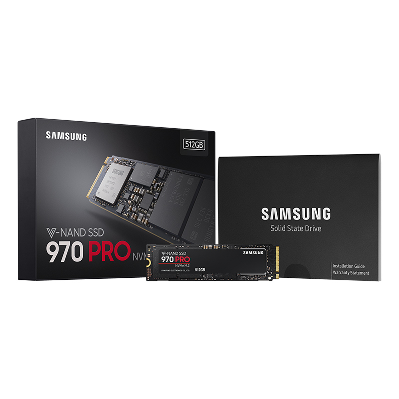 三星(Samsung) 970PRO系列 512G M.2接口 NVME 台式组装机SSD固态硬盘