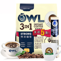 猫头鹰(OWL)特浓咖啡800g 进口三合一速溶咖啡 下午茶冲饮品