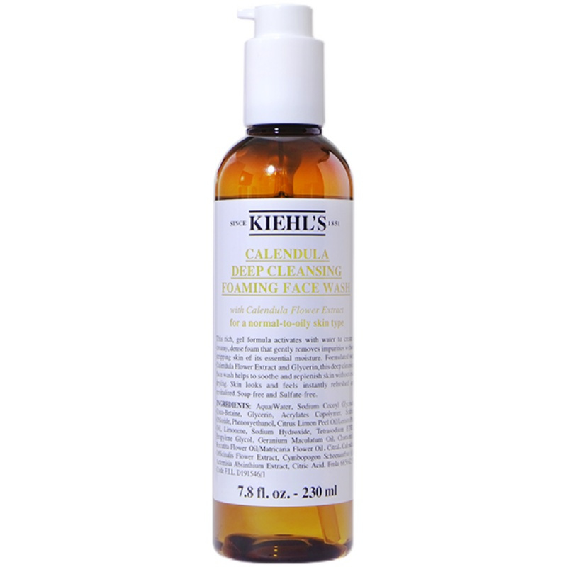 科颜氏(Kiehl’s)金盏花清透洁面啫喱230ml高清大图