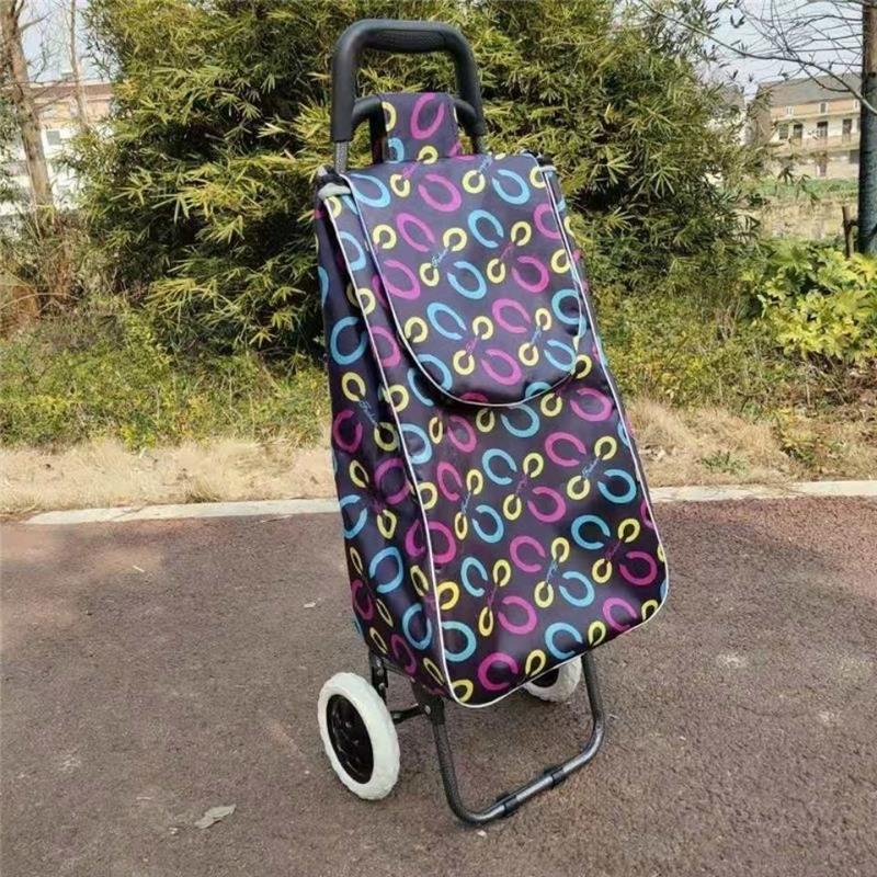 大号买菜车小拉车老人家用折叠购物拉杆车超市手推车行了小推车特价款