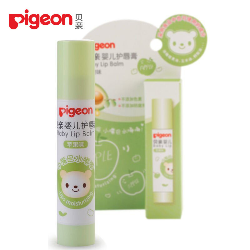 贝亲 Pigeon 孕婴护唇贝亲 Pigeon 婴儿唇膏宝宝护唇膏啫喱婴幼儿润唇啫喱膏宝宝保湿滋润唇膏可食用配方3g 苹果味ia160 价格图片品牌