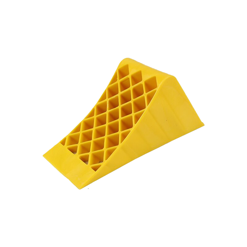 翌嘉YJ4121905塑料止退器塑料止滑器停车斜坡垫三角木阻车器 390*160*180mm高清大图