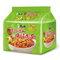 康师傅老坛泡椒牛肉面100g*5