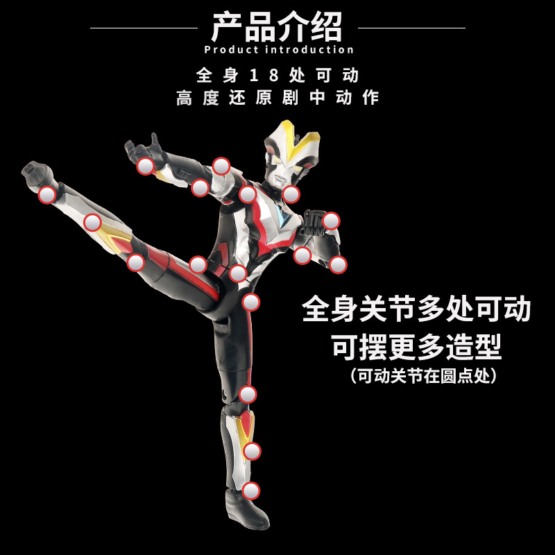 正版BANDAI万代超可动维克特利奥特曼全武装玩具手办模型装备人偶 超可动维克特利奥特曼全武装高清大图