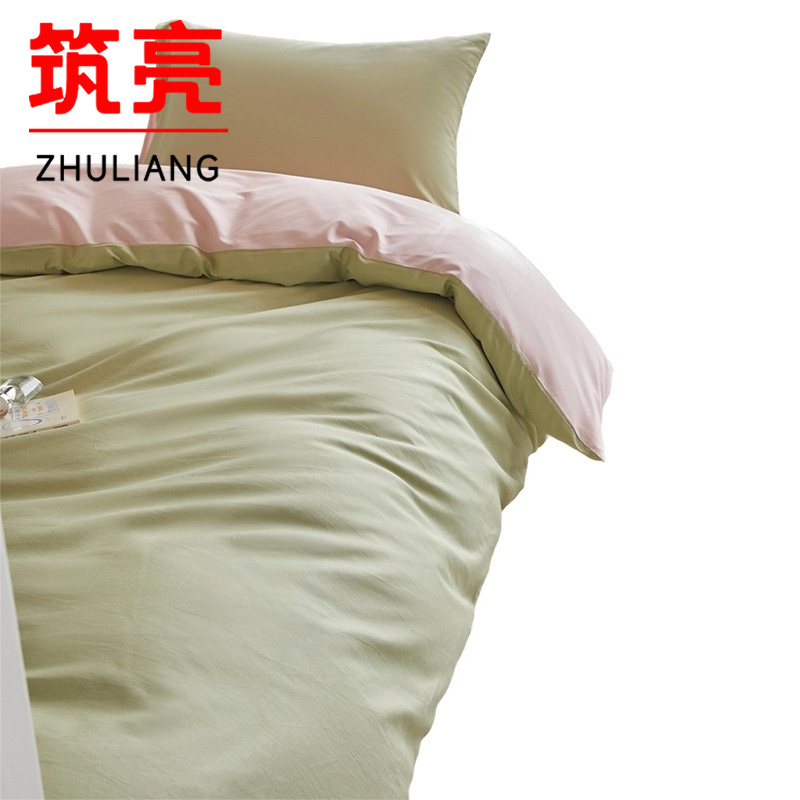 筑亮 纯棉三件套 C602 套高清大图