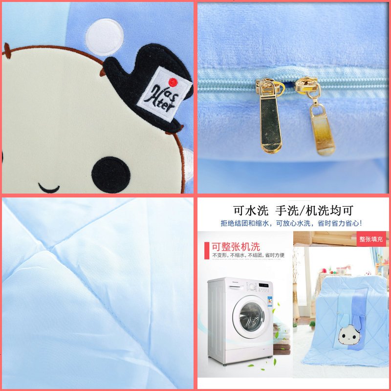 车载折叠抱枕被子两用可爱午睡神器枕头被子三合一靠垫靠枕空被