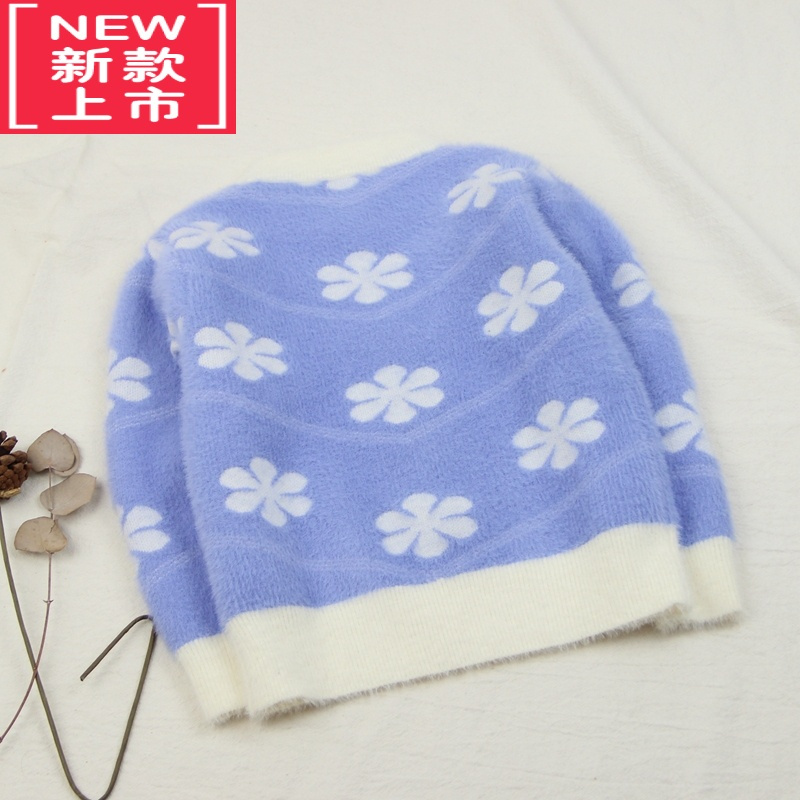 可莉允2021淘家仿貂绒毛衣童装秋冬款韩版男女童针织衫套头衫中大童