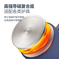 炊大皇酷系列奶锅轻盈可颠锅少油轻烟一锅多用麦饭石不 快速清洗不挑炉灶家用宝宝辅食专用易清洗燃气灶电磁炉通用NG16K