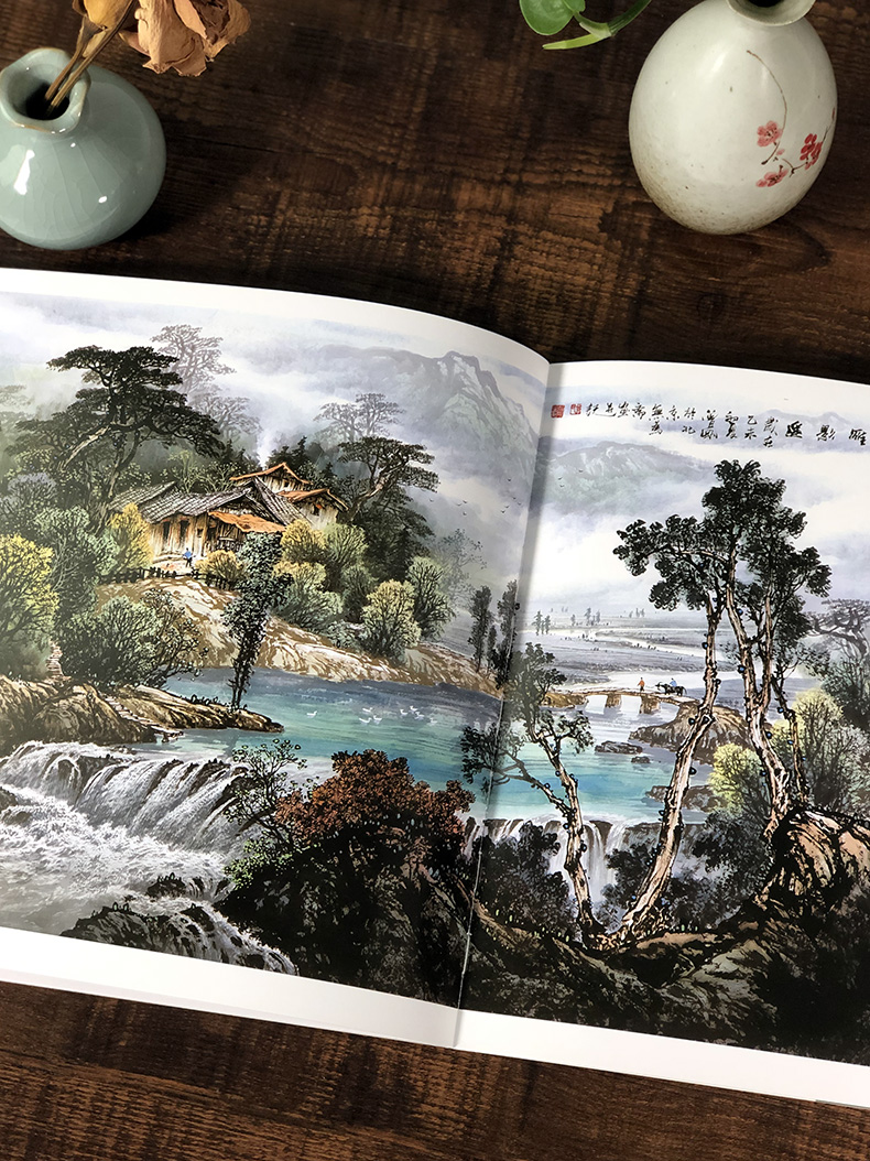 [醉染正版]曾刚画树木 新版中国画名家技法 写意彩墨山水画作品集画册 国画水墨画写生临摹宝典范本图谱 初学者绘画美术入门高清大图