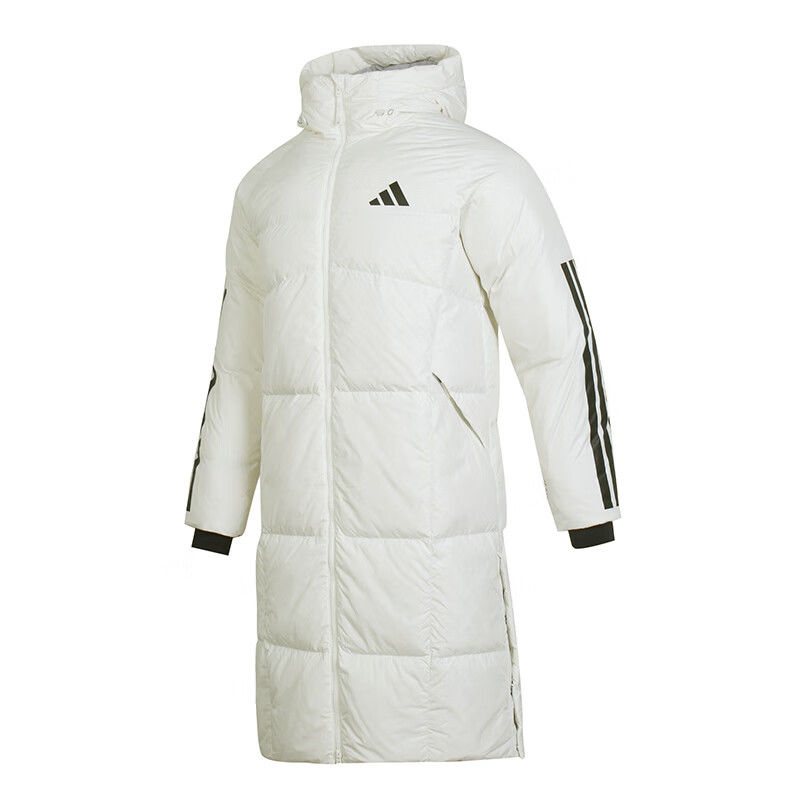 adidas/阿迪达斯中长款羽绒服男士运动加厚保暖连帽外套JG3838 Cnp XL JG3838