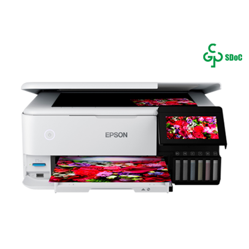 爱普生(EPSON)L8168 A4幅面6色彩色喷墨连供高端墨仓式照片打印机打印复印扫描三合一一体机无线WIFI打印专业照片文档照相馆图片打印机替代L850 L805 套餐三