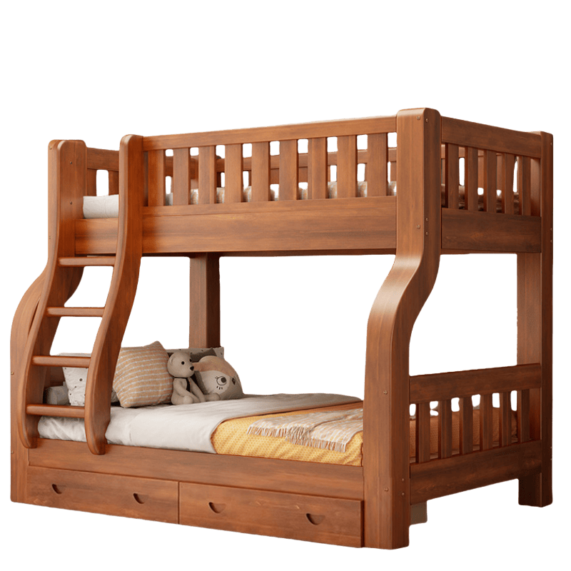 鑫木樽高低床+床垫200*120*160cm套高清大图