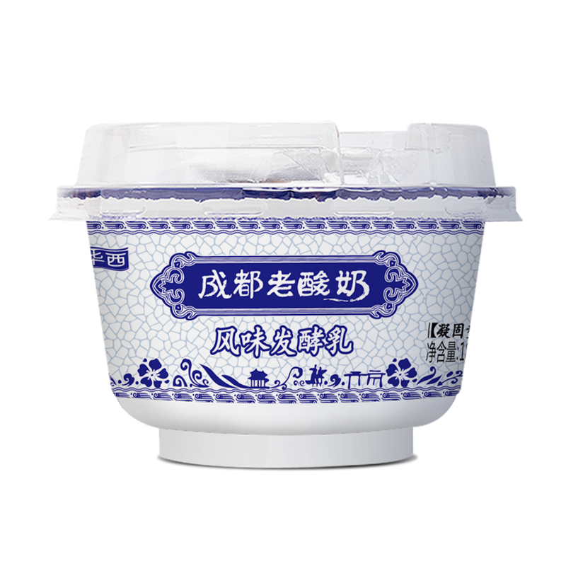 新希望华西塑碗成都老酸奶180g