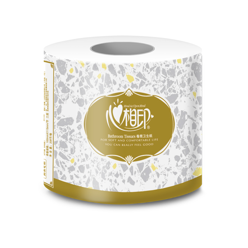 心相印 BT110(箱装)商用金色三层卫生卷纸(110克*100粒装)高清大图