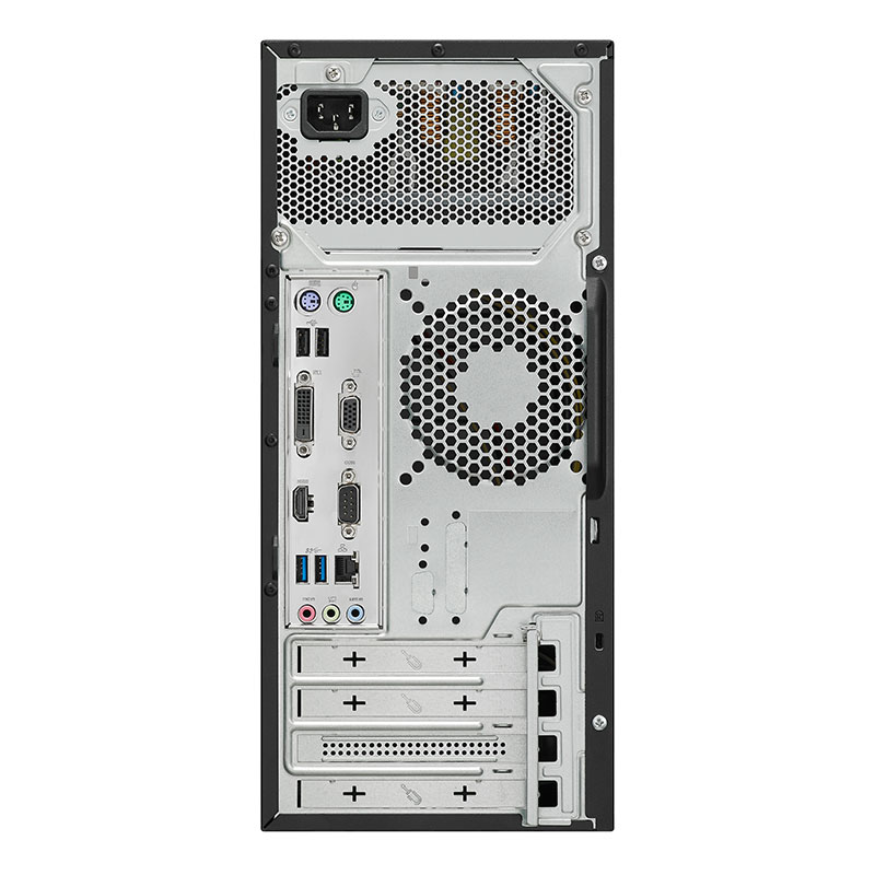 H华硕(ASUS)D340MC 商用台式机整机 19.5英寸显示器( I3 8100 4G 1T 黑 无系统)高清大图