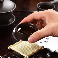 尚帝(shangdi)整套茶具套装紫砂功夫茶具茶壶竹木茶盘带电热炉 面板单龙圣龙紫砂套装