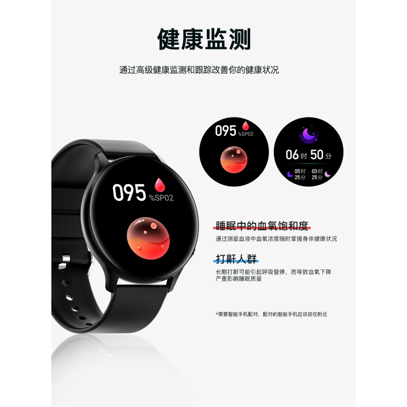 绘邦『官方正品』新款MX15智能手表蓝牙通话AI语音血氧心率监控运动防水手环男款女款无线充电