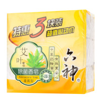 六神艾叶除菌香皂(滋润型)72块装