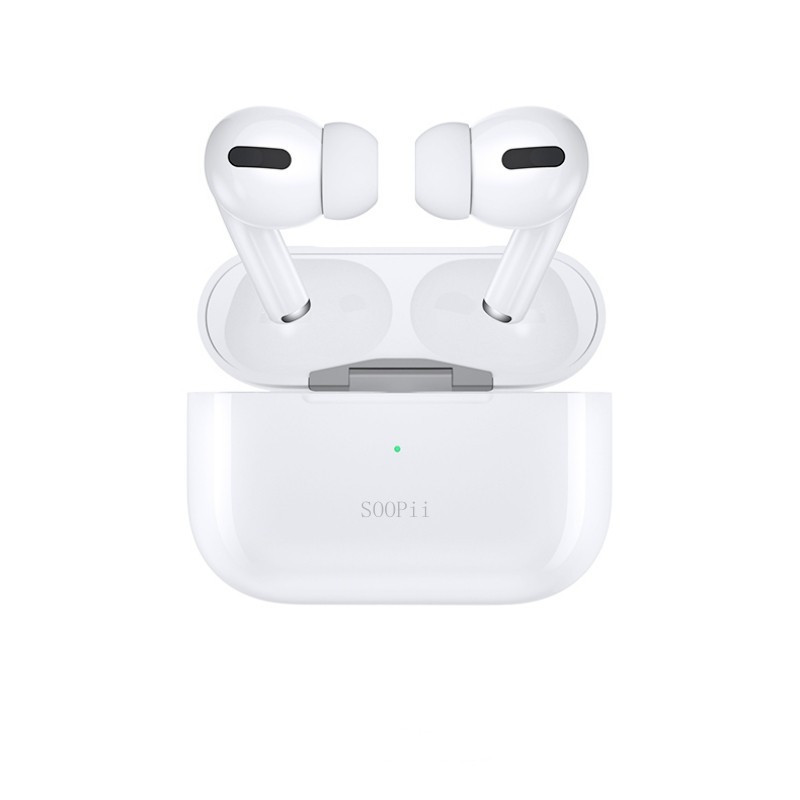 SooPii T3 无线蓝牙耳机 适用于苹果/华为/vivo/小米手机智能降噪运动 白色